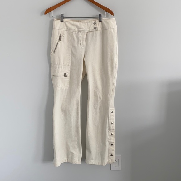 MICHAEL Michael Kors Pants - Michael Michael Kors wide leg pants cream